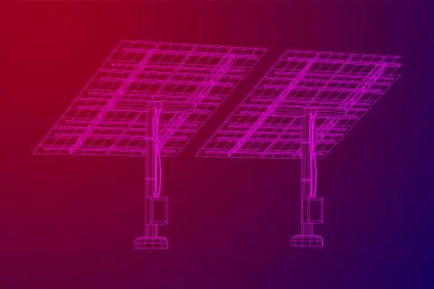 Solar energy panel vector イラスト素材
