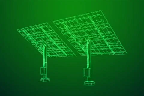 Solar energy panel vector 스톡 일러스트