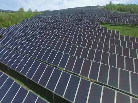 Solar energy panels Stock Footage 75227286