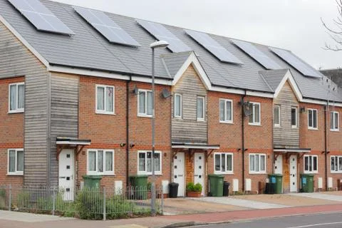 Solar energy panels Stock Photos
