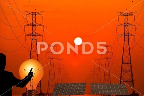 Solar energy Stock Photo ~ Royalty Free Image #270467235