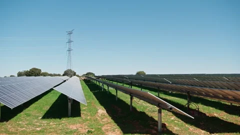 Solar Energy Scene Video stock 287742328