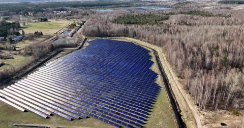 SOLAR ENERGY SOLUTIONS Stock Footage 183068880