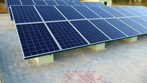 Solar energy system Stock Footage 101306914