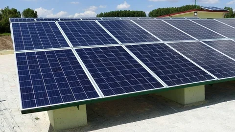 Solar energy system, installed solar power system, 動画素材 111925401