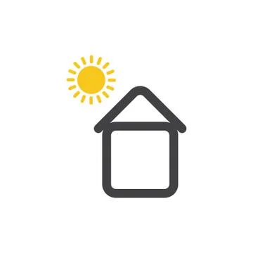 Solar Energy  Vector flat design style Stock Illustration