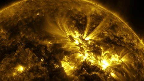 Solar eradiation Stock Footage 84143861