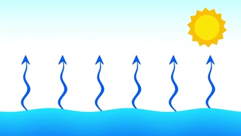 Solar evaporation Stock Footage 334342266