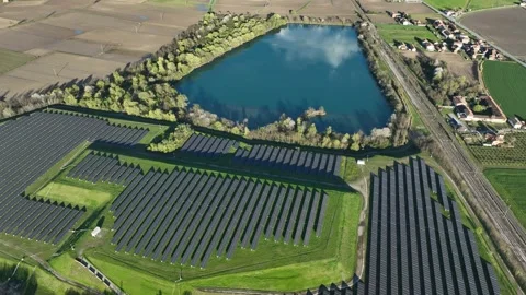 Solar farm 08 Stock Footage 270530911