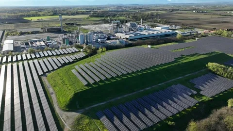Solar farm 11 Stock Footage 270531127