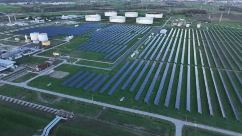 Solar farm 12 Stock Footage 270531130