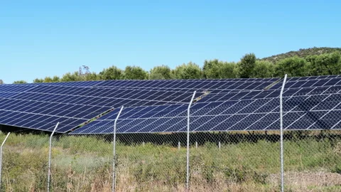 A solar farm. Video stock 220063203