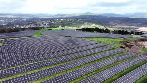 Solar farm Stock Footage 330549969