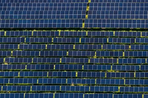 Solar farm Stock Photos