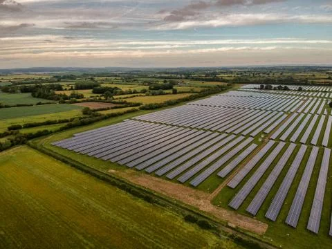 The Solar Farm Foto stock
