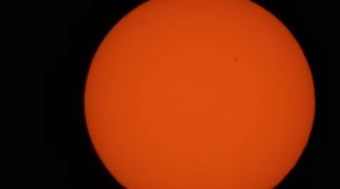 Solar Filter Jet Fly By Sony EX3.  2013 Stock Footage 22293061