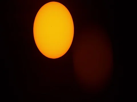Solar Filter Sun Setting, shot in Atlanta, GA. Video stock 74967584