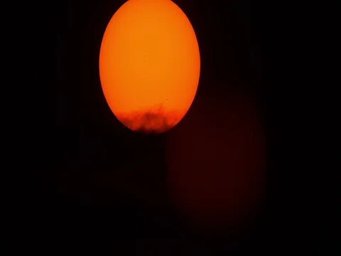 Solar Filter Sun Setting, shot in Atlanta, GA. Video stock 74969021