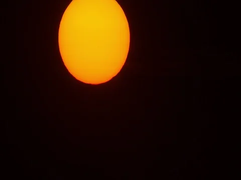 Solar Filter Sun Setting, shot in Atlanta, GA. Video stock 75065638