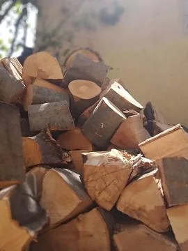 Solar Firewood Stock Photos
