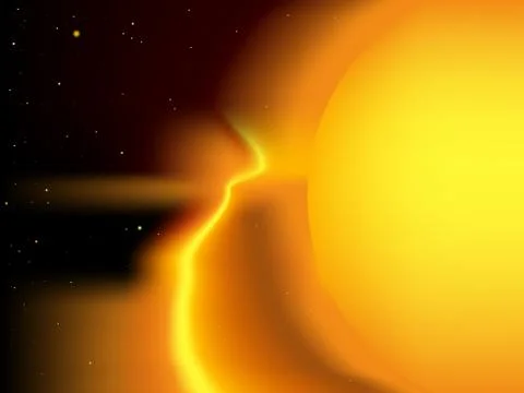 Solar flare background Stock Illustration