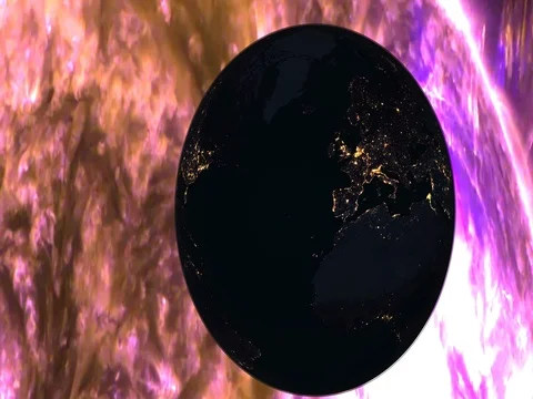 Solar Flare Stock Footage