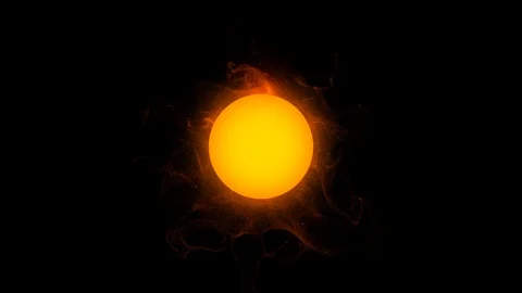 Solar flare Stock Footage 85644297