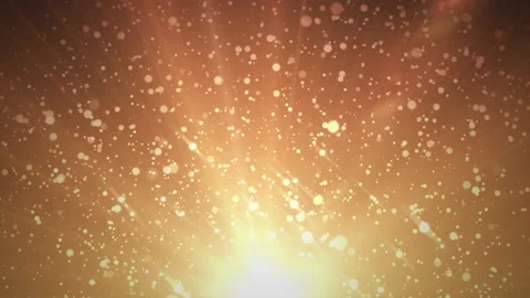 A Solar flare gleaming particles aurora motion background orange Stock Footage 155227873
