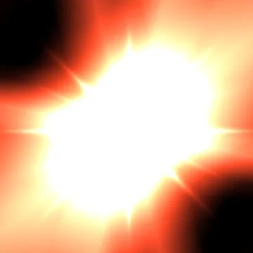 A solar flare Stock Illustration