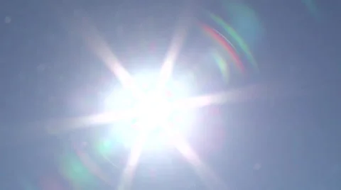 Solar Flare Zoom Effect Stock Footage 48187850