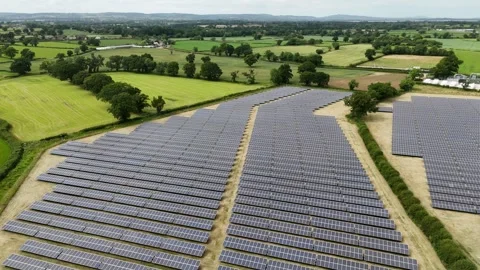 Solar fm side landcape Stock Footage 278479534