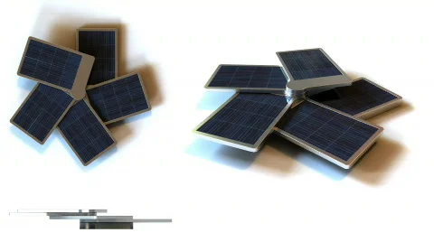 Solar Gadget Stock Footage 800728