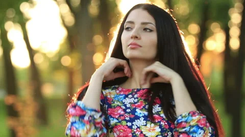 Solar hair Stock Footage 50855008