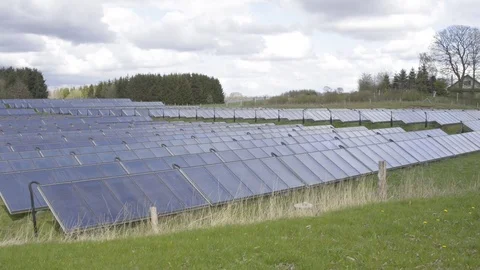 Solar heating plant Stock Footage 76266283