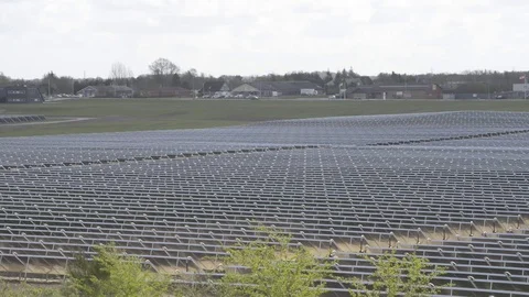 Solar heating plant Stock Footage 76266339