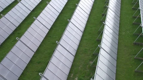 Solar heating plant Stock-Footage 76427591