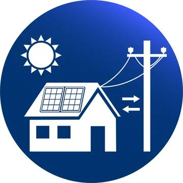 Solar Inverter Ilustração Stock