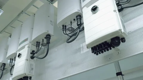 Solar Inverter, a tool that increases the efficiency Stock Footage 153071840