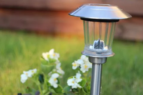 Solar lamp Stock Photos