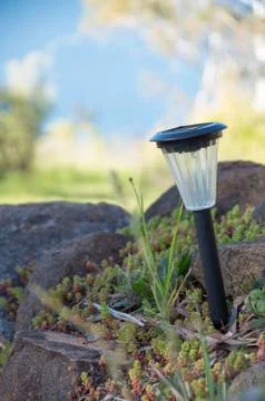 Solar light in the shadow of day Stock Photos
