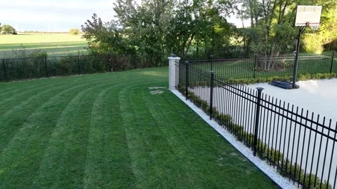 Solar Lights on Fence Stock-Footage 320021897