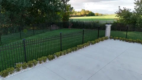 Solar Lights on Fence Stock-Footage 320021902