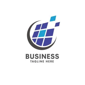 Solar logo concept Stock Illustration