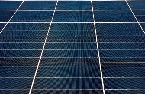 Solar Panal Array Stock Photos