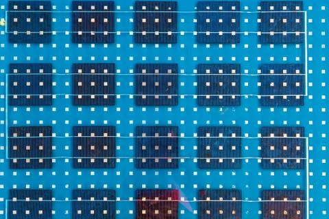 Solar panel abstarct background Stock Photos