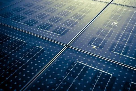 Solar panel abstarct background Stock Photos