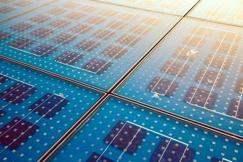 Solar panel abstarct background Stock Photos