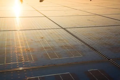 Solar panel abstarct background Stock Photos