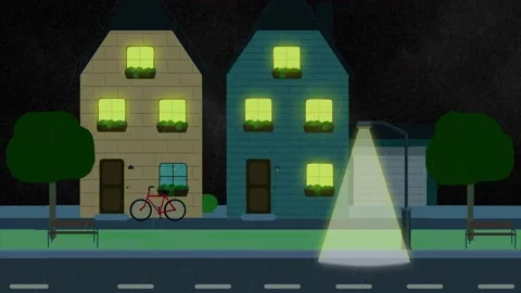 SOLAR PANEL ANIMATION CLIP, part  1 Video stock 141605643