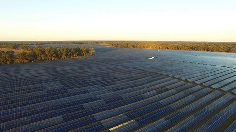 Solar Panel Array 3 Stock Footage 127932164